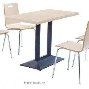 Common Table and Chair Set(FOH-XM11-591)