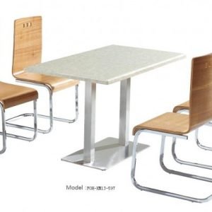 Common Table and Chair Set(FOH-XM13-597)