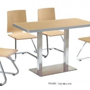 Common Table and Chair Set(FOH-XM14-598)