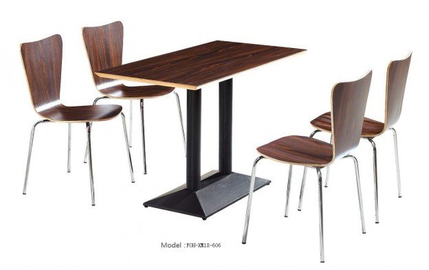 Common Table and Chair Set(FOH-XM18-606)