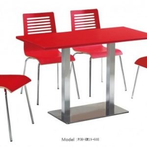 Common Table and Chair Set(FOH-XM19-608)