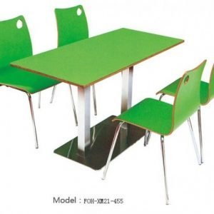 Common Table and Chair Set(FOH-XM21-455)