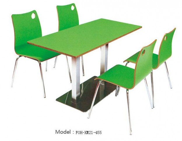 Common Table and Chair Set(FOH-XM21-455)