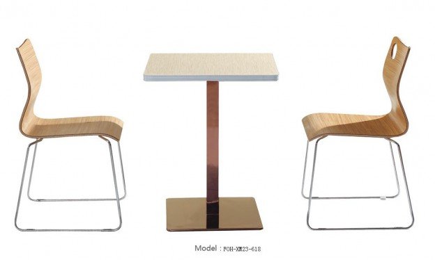 Common Table and Chair Set(FOH-XM23-618)