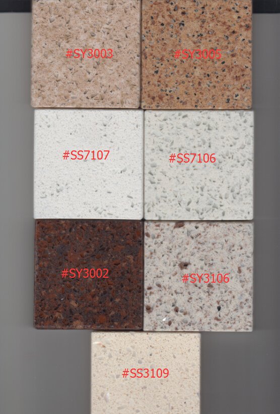 Table Top Color Chart(Quarz color1)