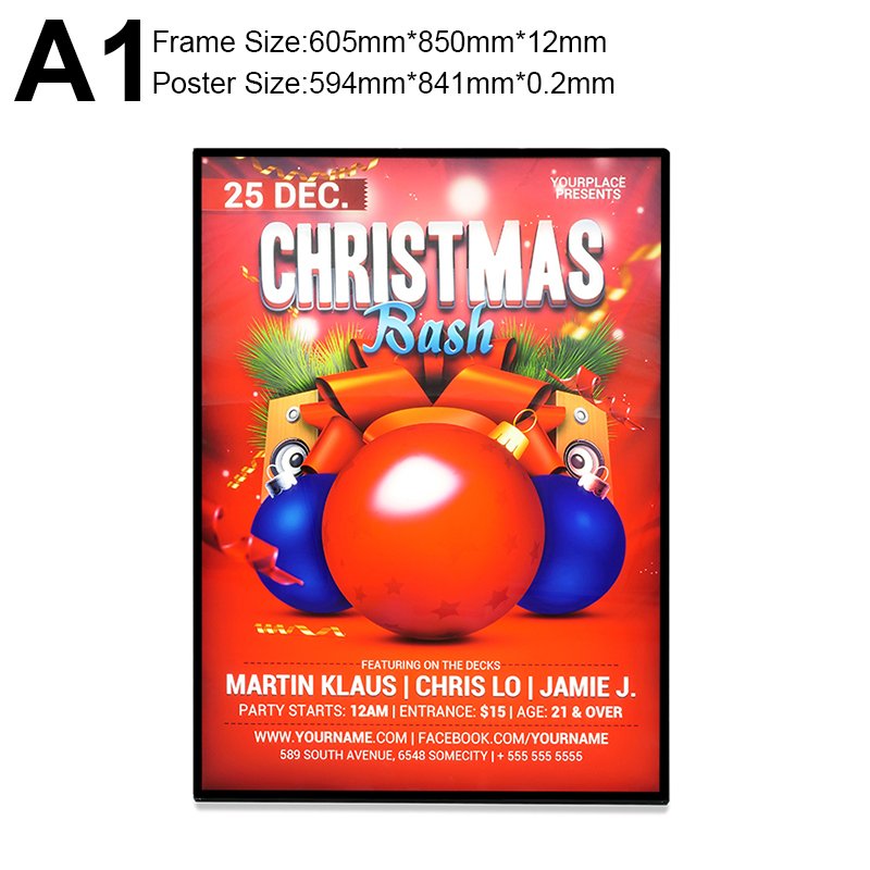 lighbox christmas frame