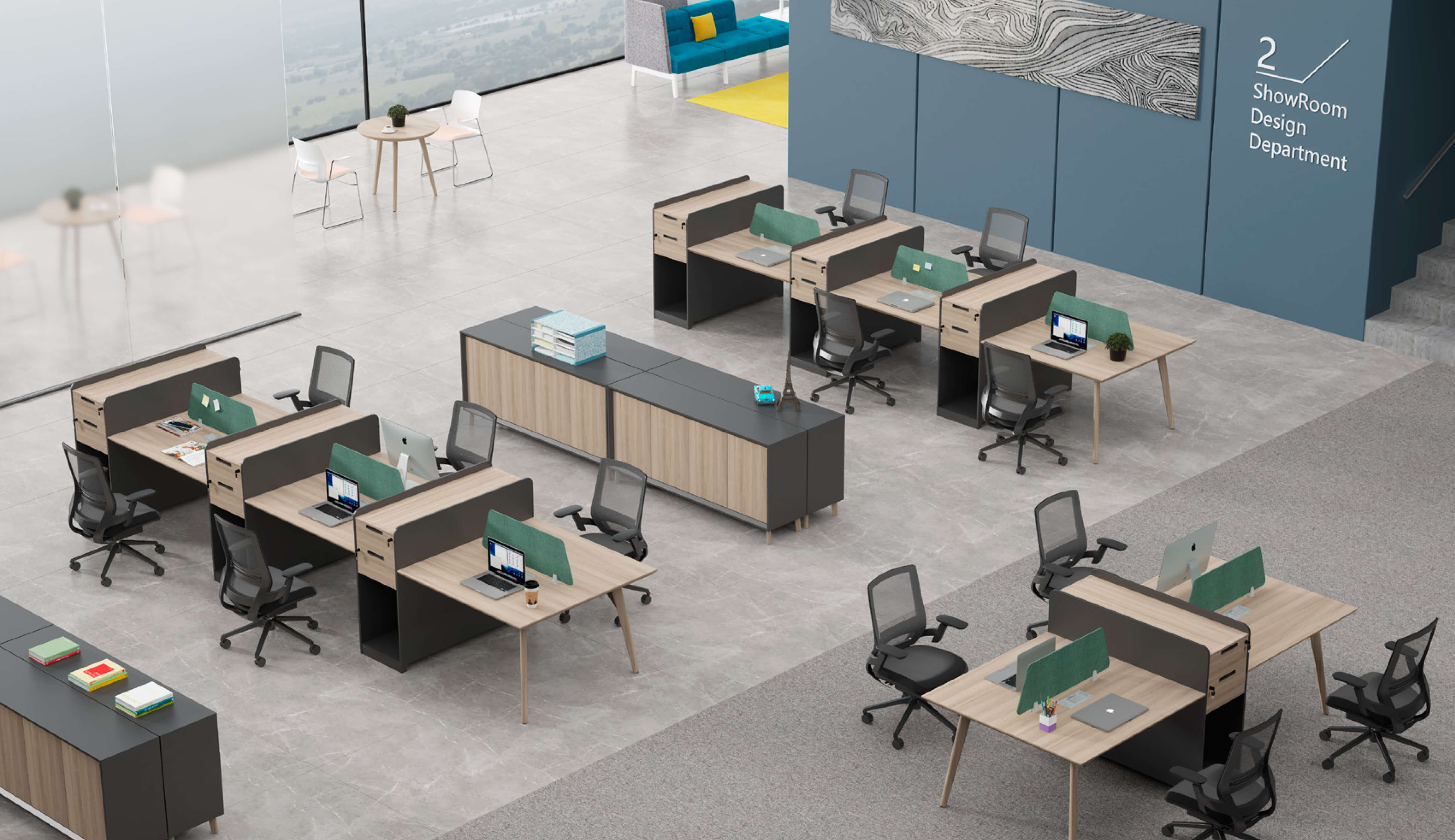 Office Workstation - FOH-FJIANY08-3