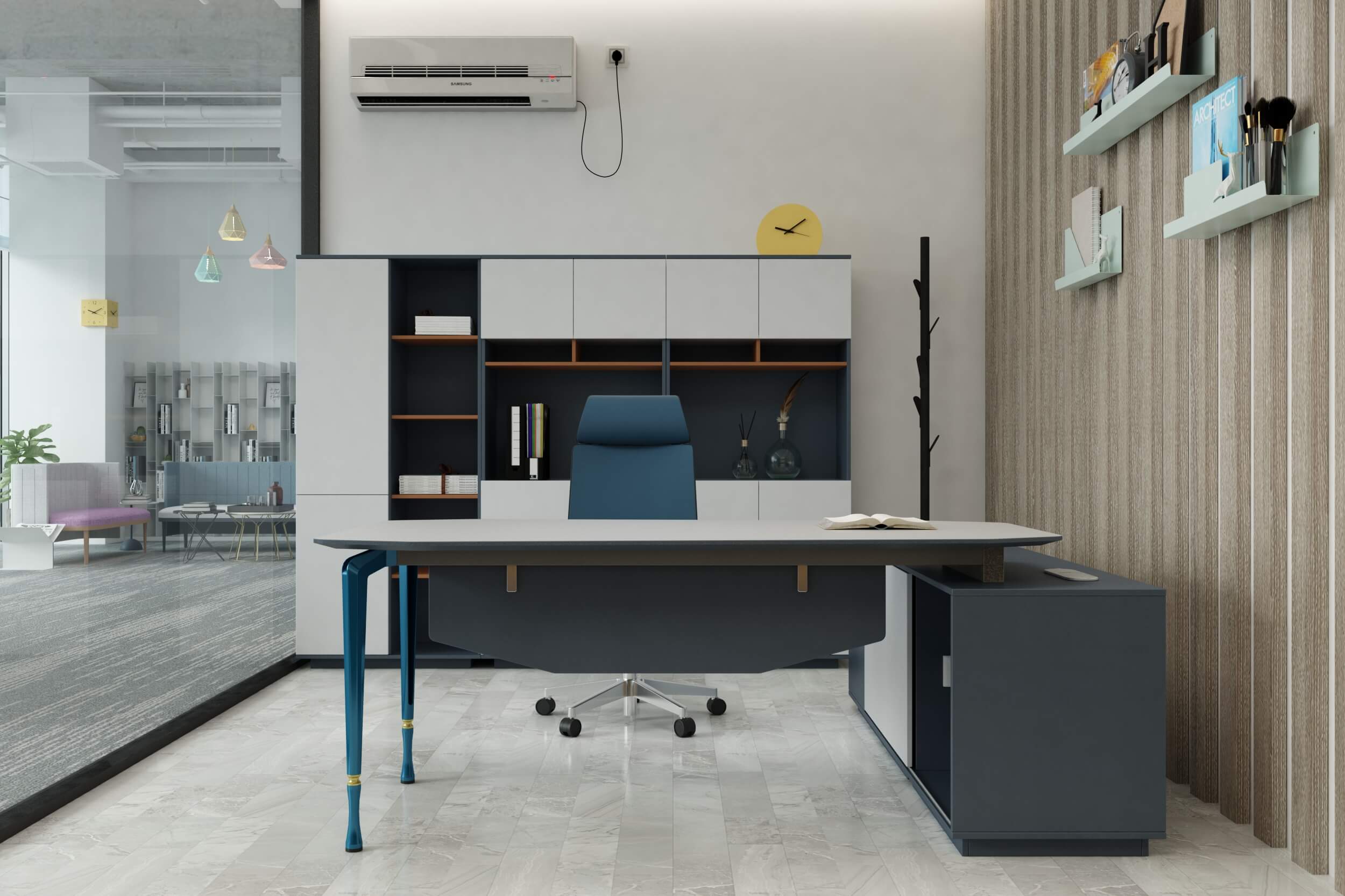 Modern office furniture - FOH-QMED701