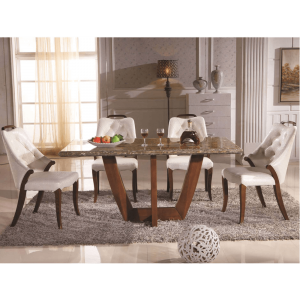 marble table top dining set