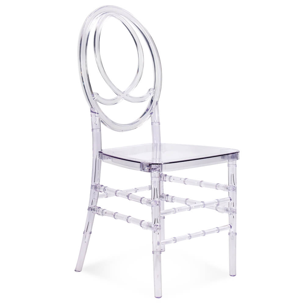 FOH-CF0001 Acrylic Clear Chair Oval Backrest
