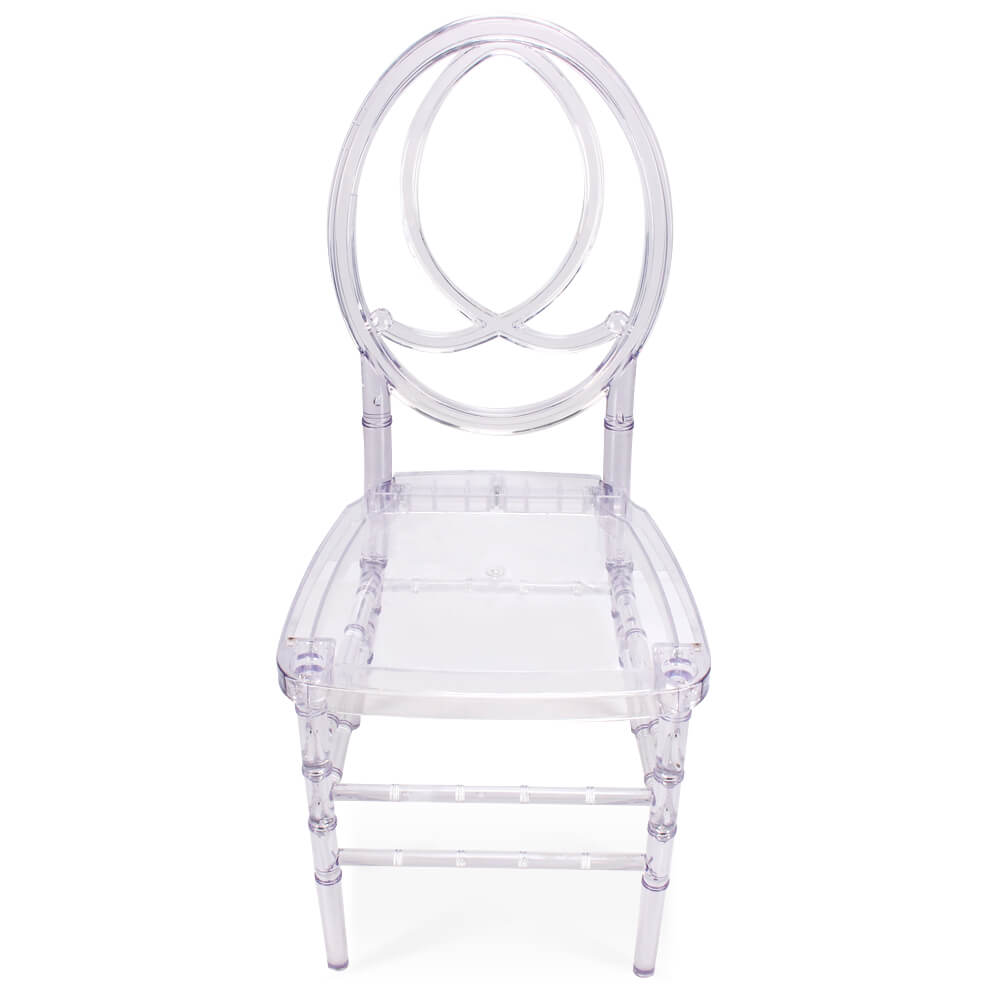 FOH-CF0001 Acrylic Clear Chair Oval Backrest