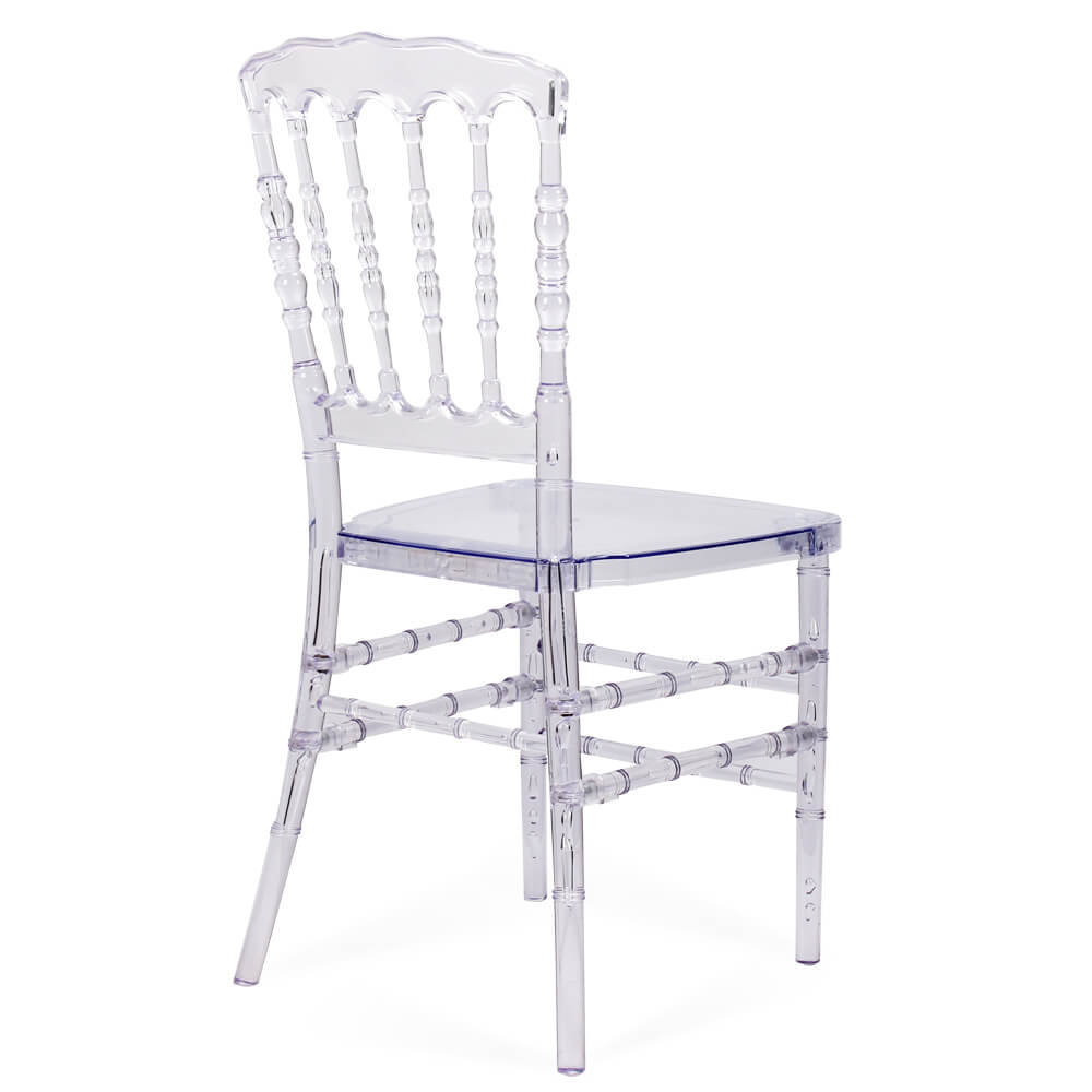 FOH-CF0002 Acrylic Clear Slatback Chair