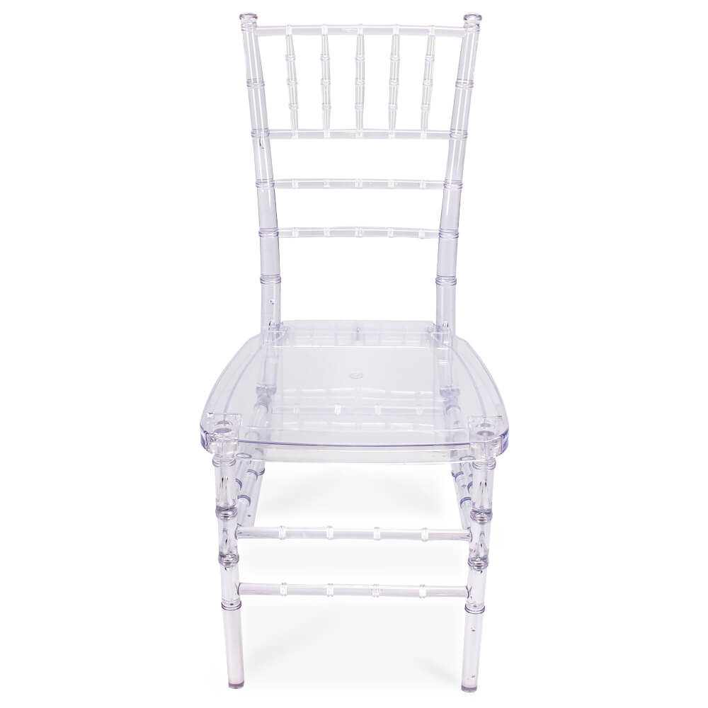 FOH-CF0003 Acrylic Clear Ladder cum Slatback Chair