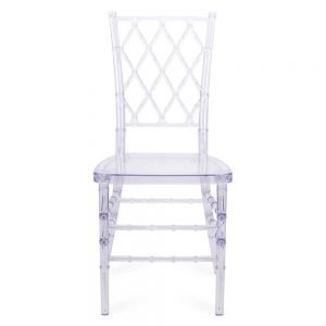 FOH-CF0005 Acrylic Clear Diamond back Chair