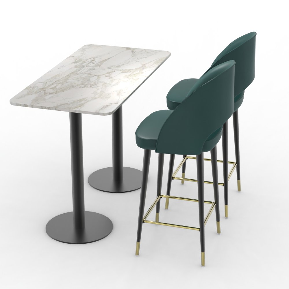 FH-CAMS240403 Customized Modern Restaurant Metal Chairs and Tables Sets For Dining Hotel - Image 5