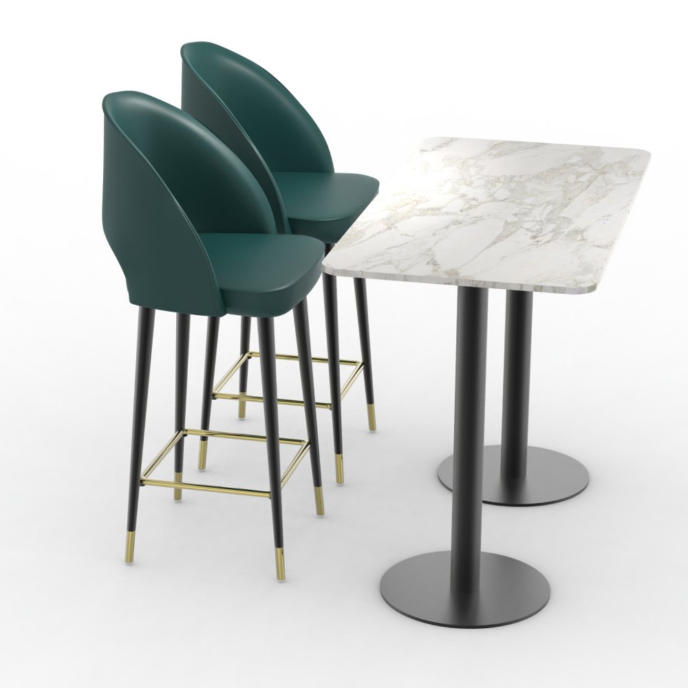 FH-CAMS240403 Customized Modern Restaurant Metal Chairs and Tables Sets For Dining Hotel - Image 6