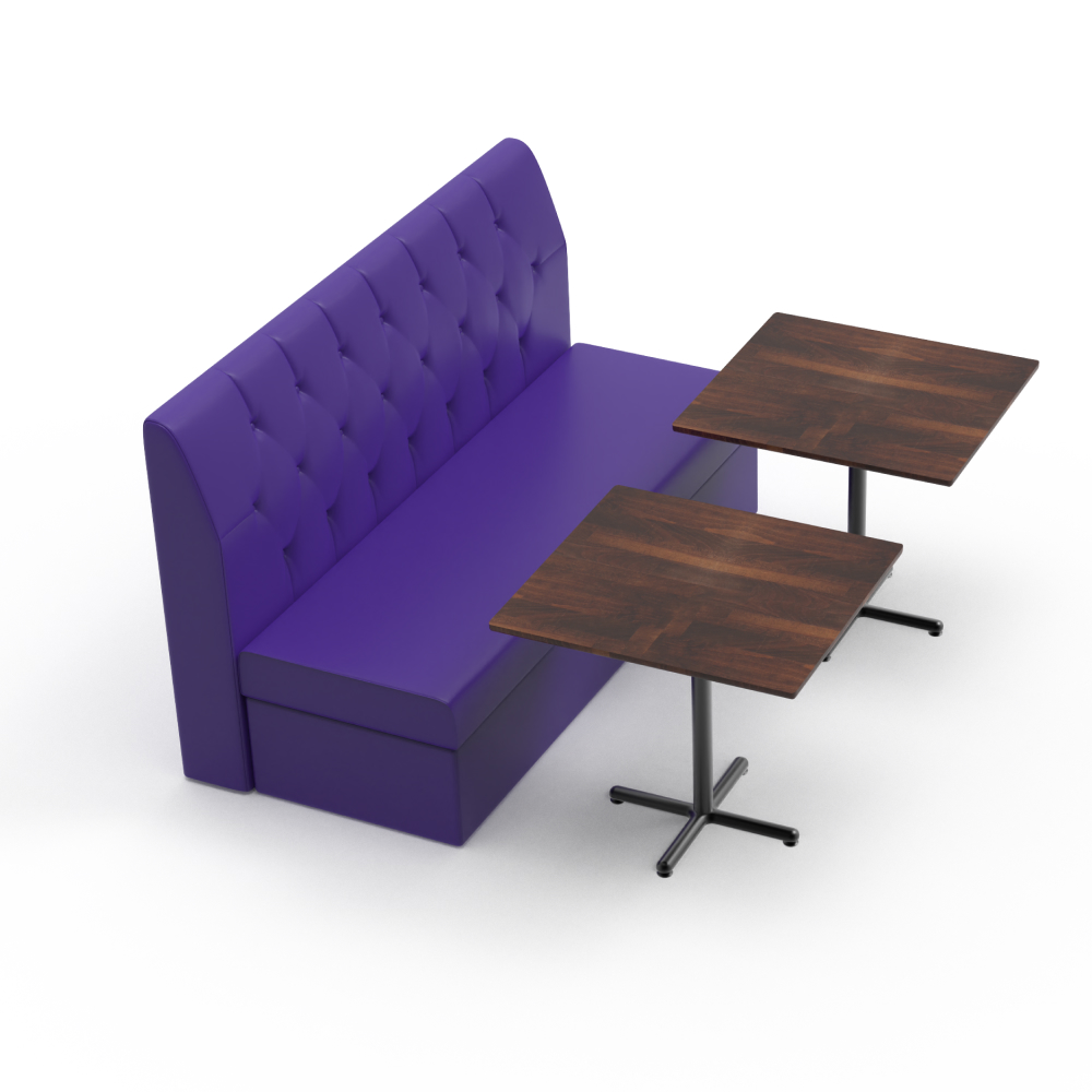 FH-BTLS240501 Customized Light Luxury Modern Design Restaurant Furniture Hamburger Bakery Restaurant Sofa Booth And Table - Image 2