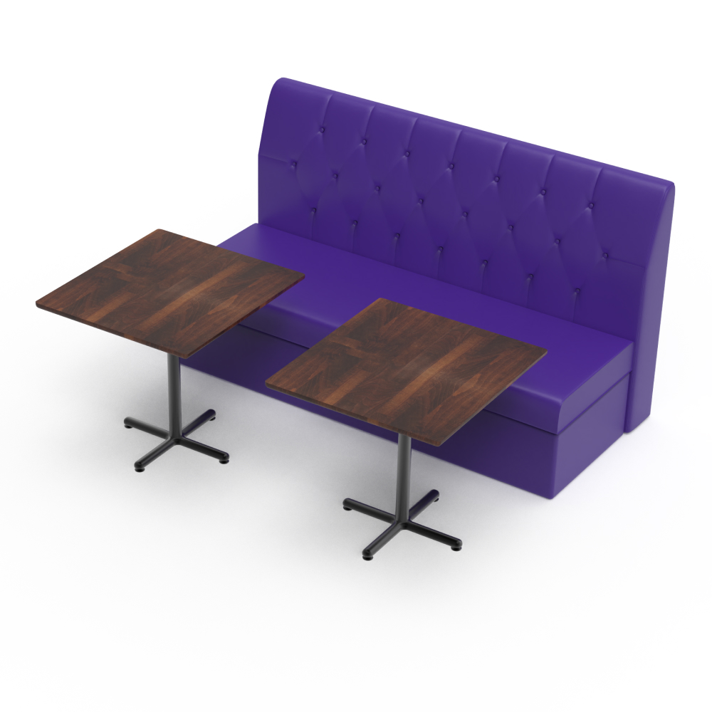 FH-BTLS240501 Customized Light Luxury Modern Design Restaurant Furniture Hamburger Bakery Restaurant Sofa Booth And Table