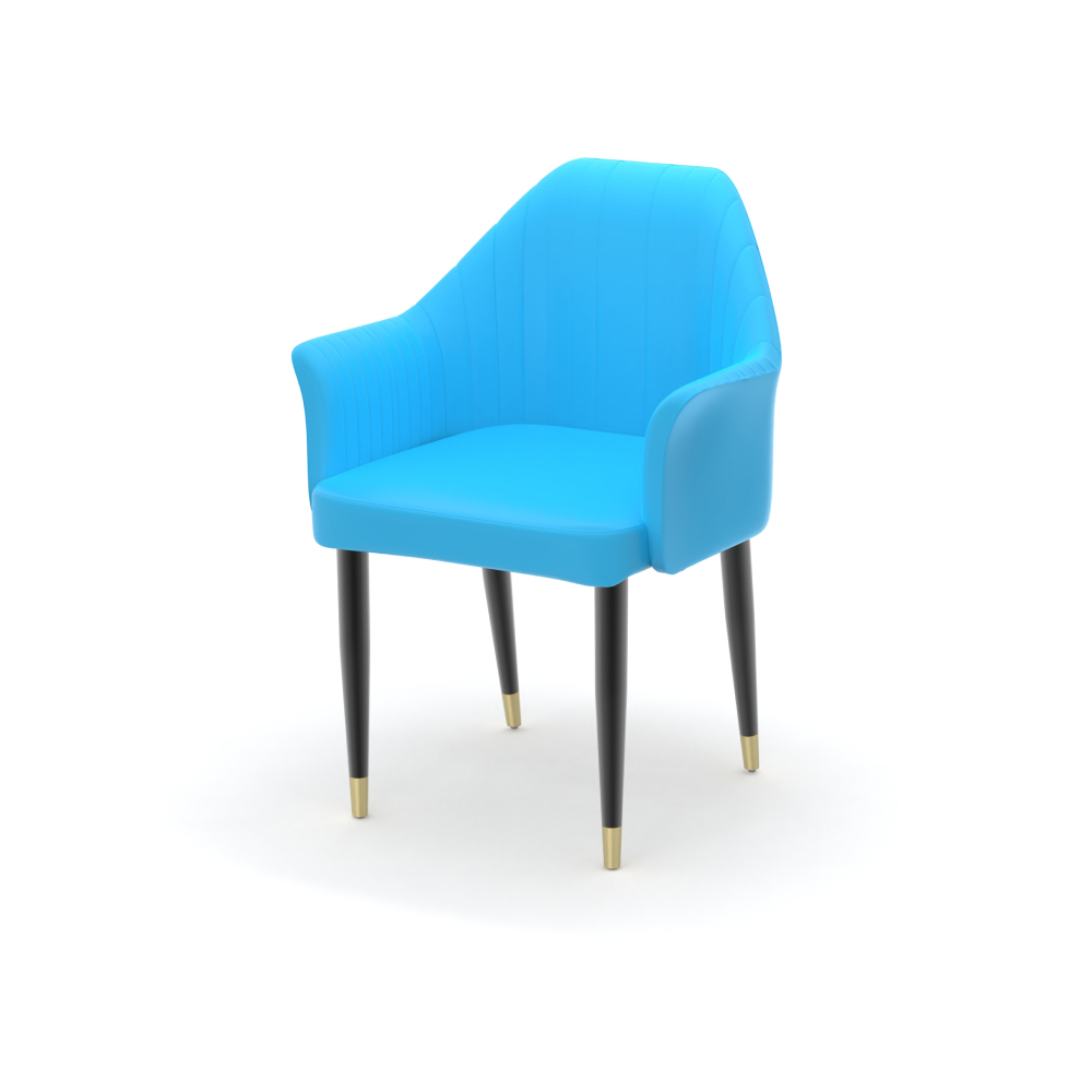 FH-CAMS240504 Customized Last Restaurant Cafe furniture Whitefish Luxury Lounge Blue Chair Restaurant Lake Havasu Chairs - Image 5