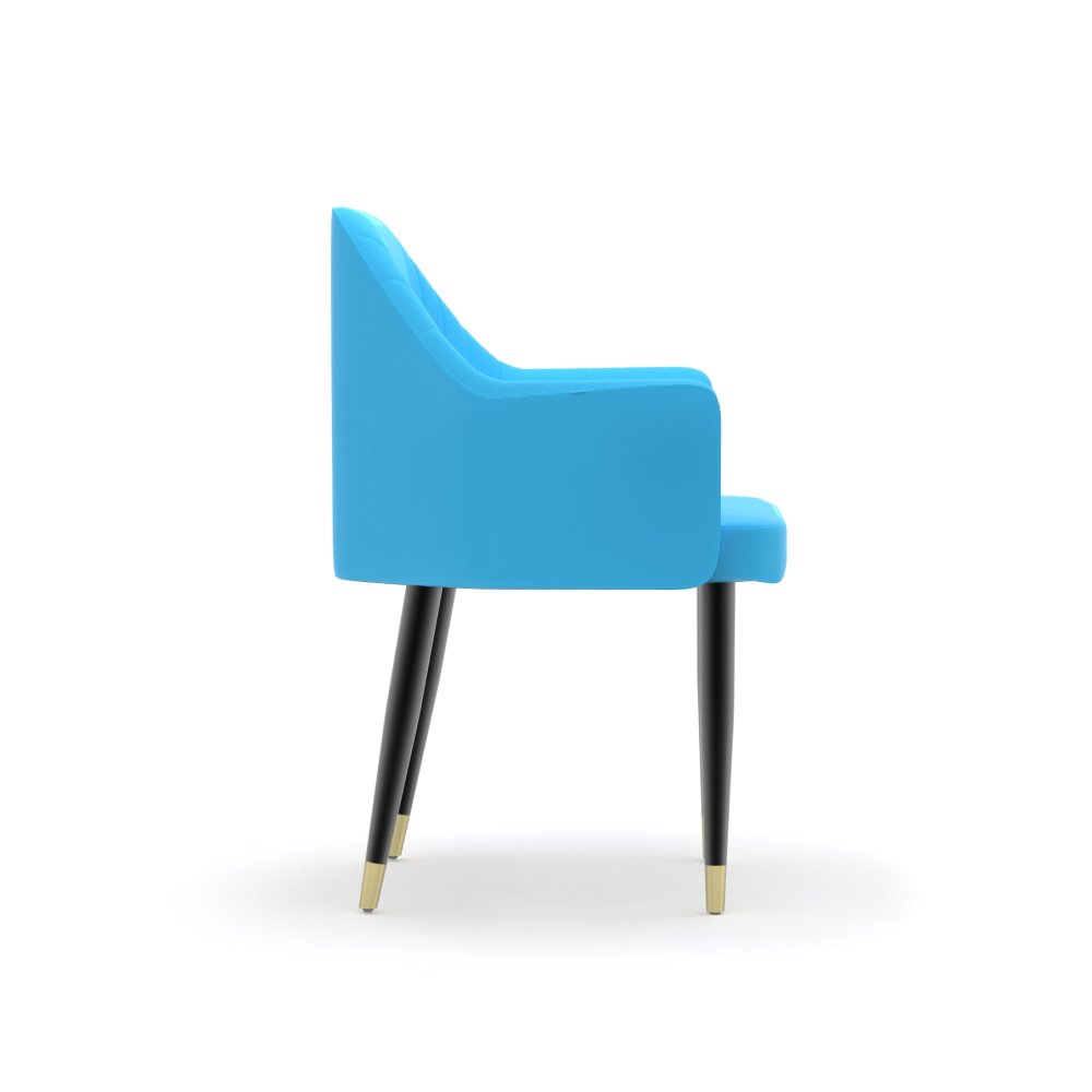 FH-CAMS240504 Customized Last Restaurant Cafe furniture Whitefish Luxury Lounge Blue Chair Restaurant Lake Havasu Chairs - Image 7