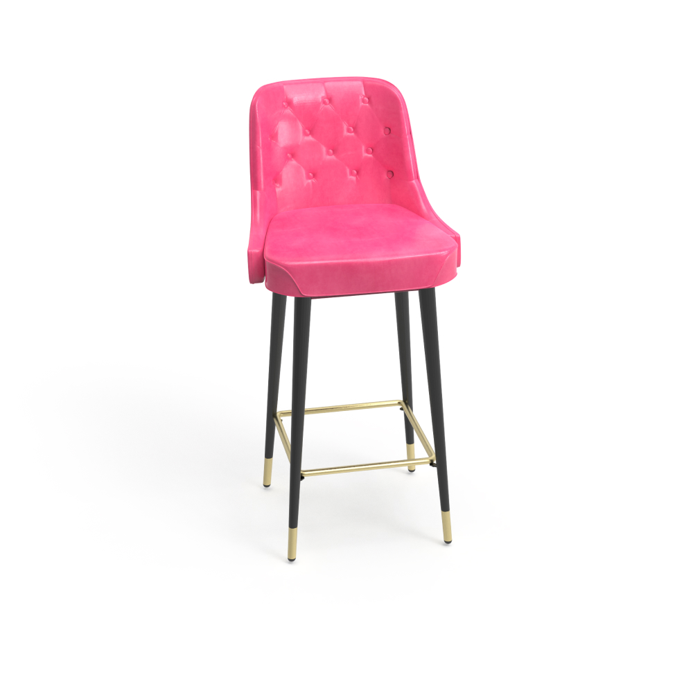 FH-CAMS240505 Customized Modern High Stool Rotary Bar Chairs Lady Dining Chair Pads Table And Chairs Set For Restaurant Furniture Bar Coffee Shop - Image 9