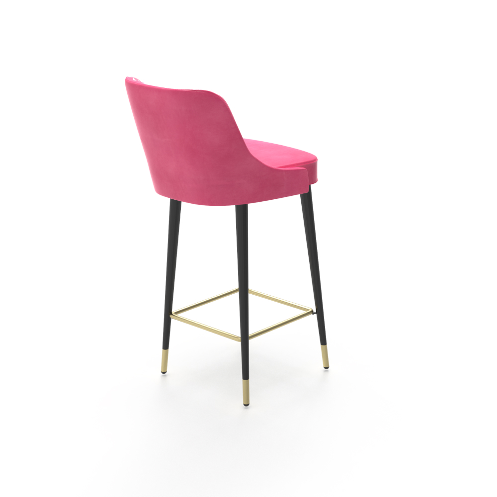 FH-CAMS240505 Customized Modern High Stool Rotary Bar Chairs Lady Dining Chair Pads Table And Chairs Set For Restaurant Furniture Bar Coffee Shop - Image 8