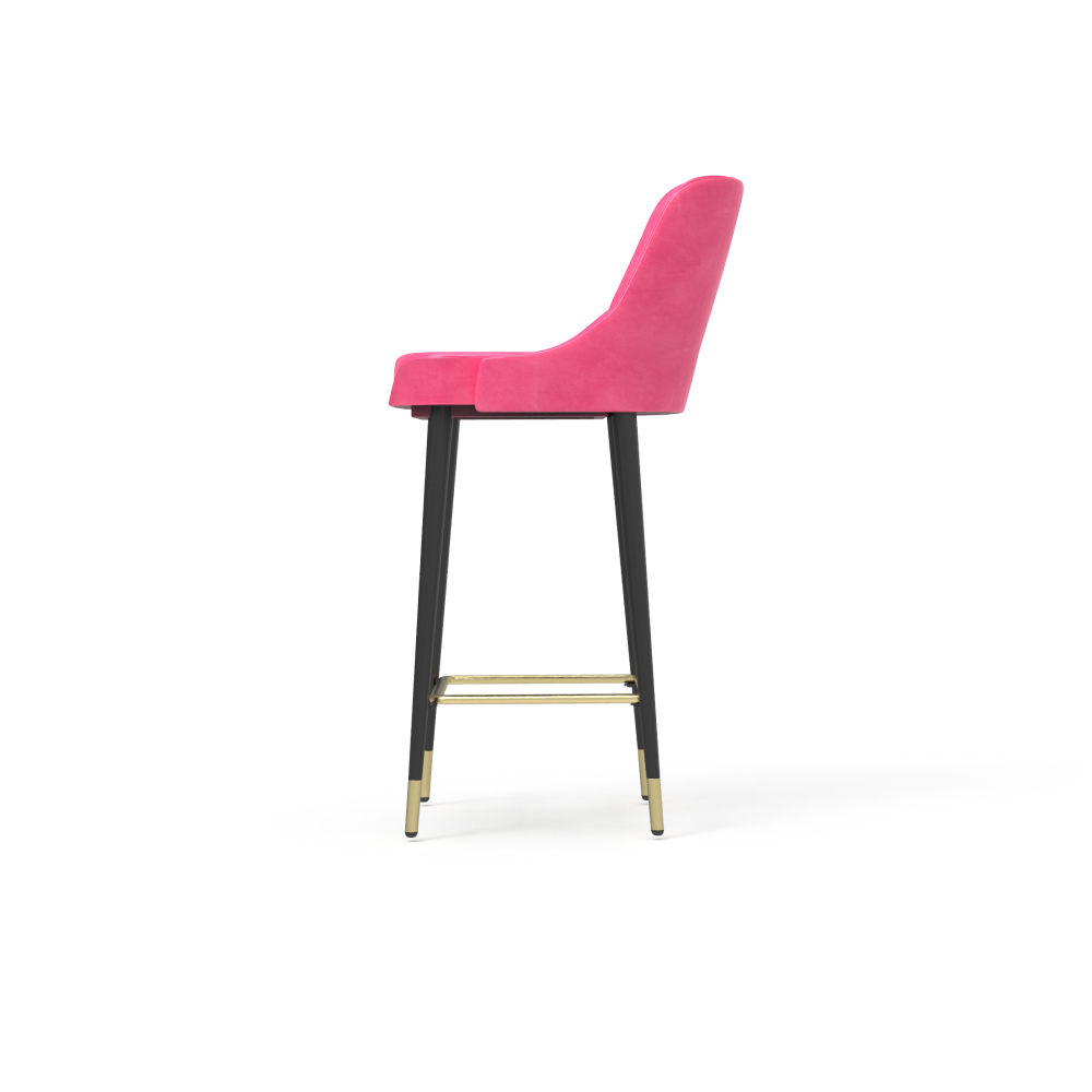 FH-CAMS240505 Customized Modern High Stool Rotary Bar Chairs Lady Dining Chair Pads Table And Chairs Set For Restaurant Furniture Bar Coffee Shop - Image 6