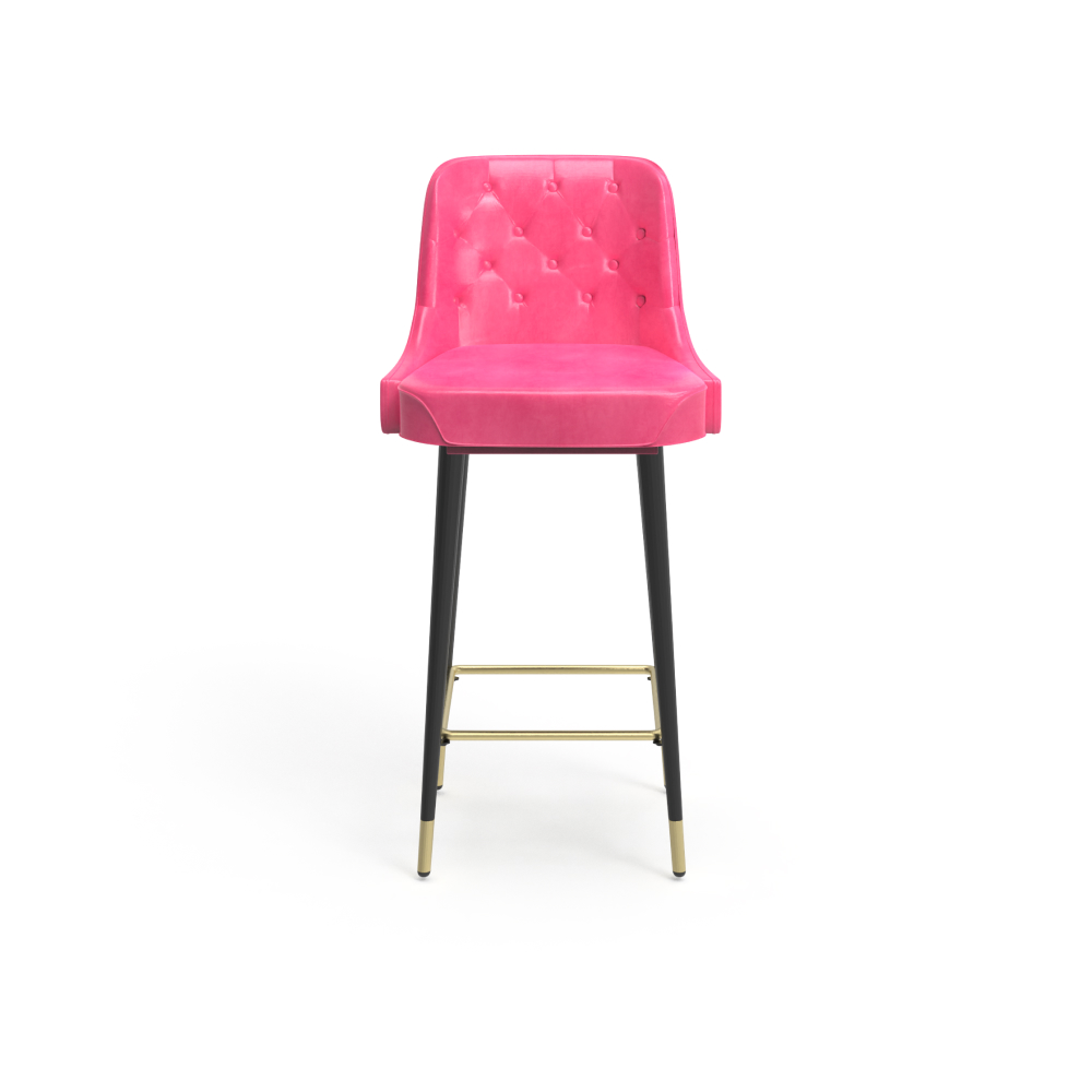 FH-CAMS240505 Customized Modern High Stool Rotary Bar Chairs Lady Dining Chair Pads Table And Chairs Set For Restaurant Furniture Bar Coffee Shop - Image 5