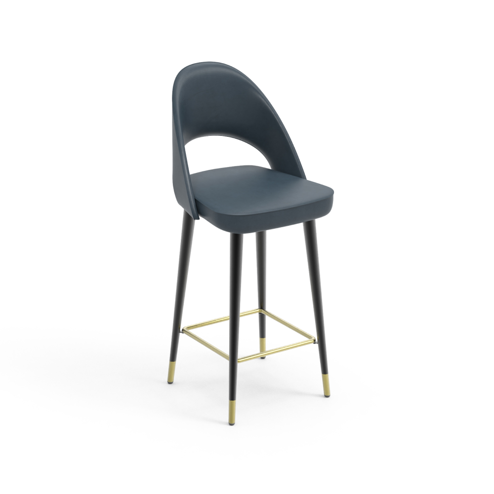 FH-CAMS240506 Customized Modern Luxury Rotary Dining Table And Chairs Set Dining Chair Pads For Restaurant Furniture Bar Coffee Shop - Image 6