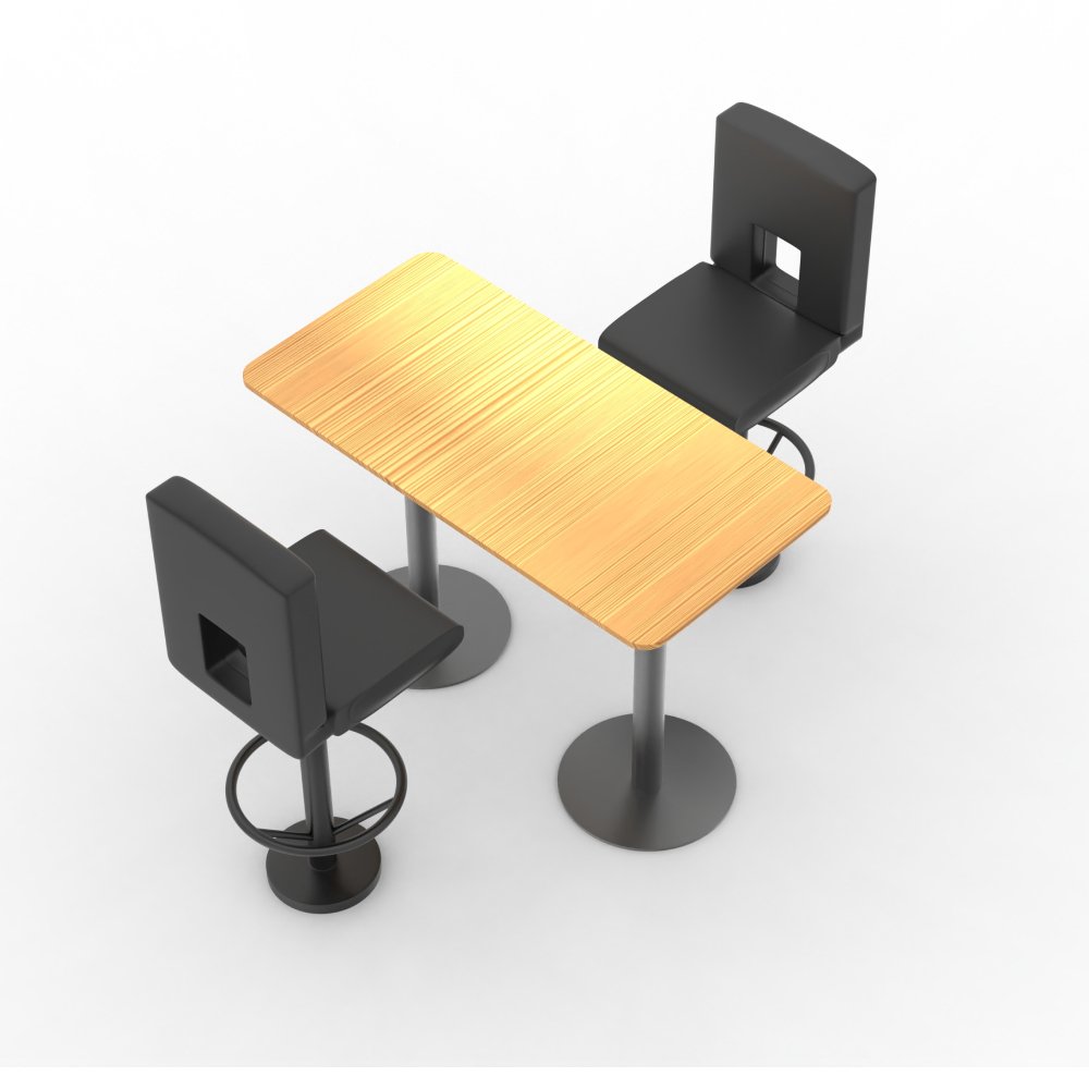 FH-CAMS240501 Customized Restaurant Coffee shop Catering Hamburger Snack Bar Dessert Shop Milk Tea Shop Table And Chairs Set - Image 6