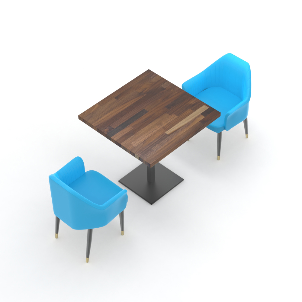 FH-CAMS240504 Customized Last Restaurant Cafe furniture Whitefish Luxury Lounge Blue Chair Restaurant Lake Havasu Chairs - Image 4