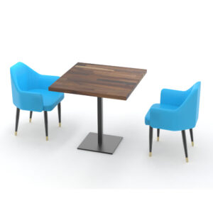 FH-CAMS240504 Customized Last Restaurant Cafe furniture Whitefish Luxury Lounge Blue Chair Restaurant Lake Havasu Chairs