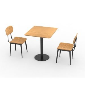 FH-CAMS240420 Customized Hotel Restaurant Bar Table And Chairs Set For Dining Room Bar Coffee Shop Restaurant Furniture