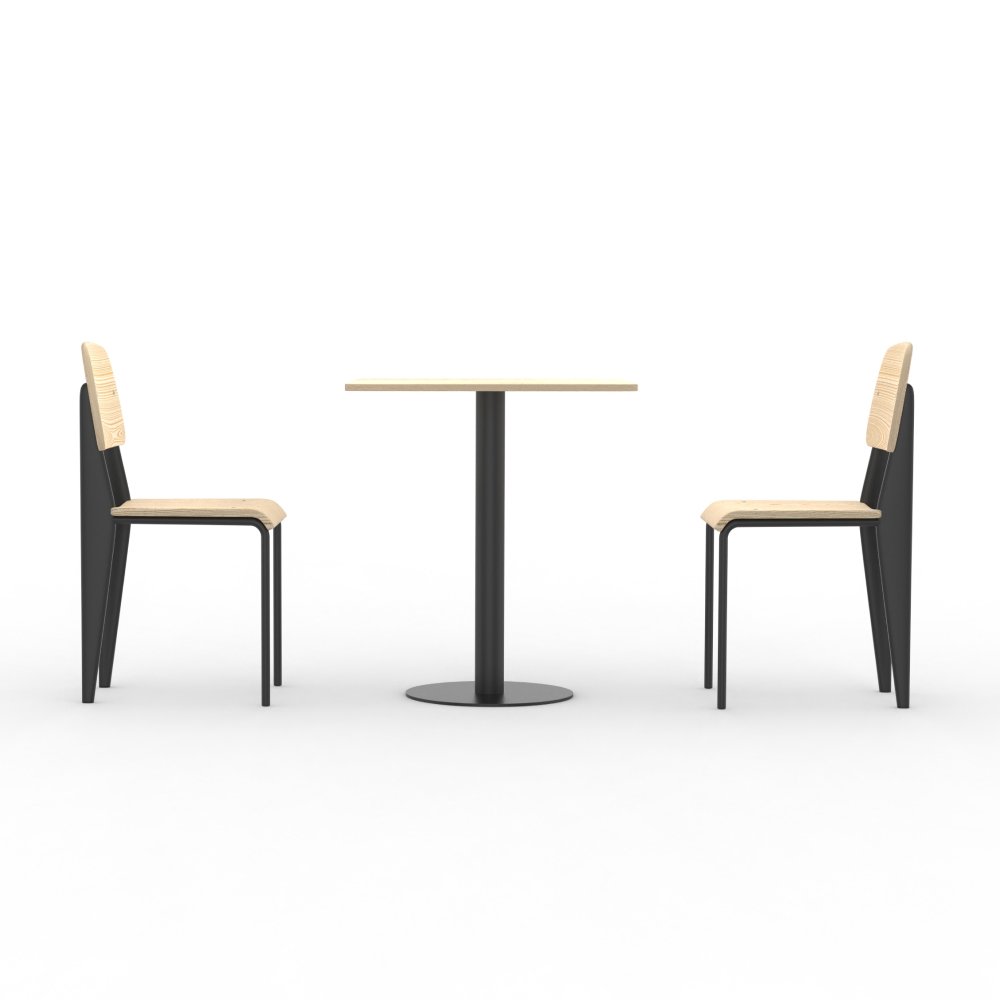 FH-CAMS240422 Customized Wooden Restaurant Chair Coffee Shop Cafe Chairs and Table Restaurant Furniture Set For Dining Room Bar Coffee Shop - Image 3