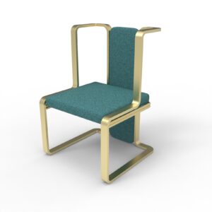 metal frame dining chair for commerical area FH-CAM240902