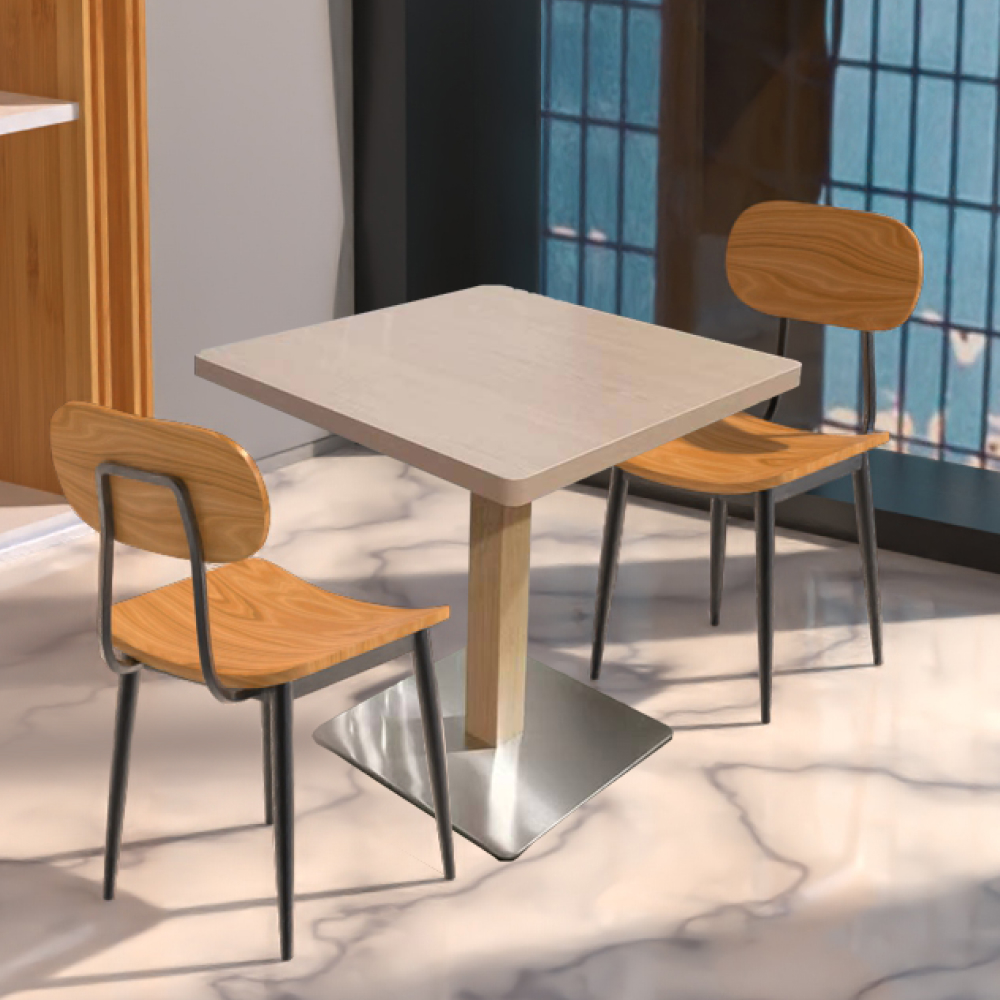 FH–YBM240902Wooden Dining Table Durable Construction - Image 7