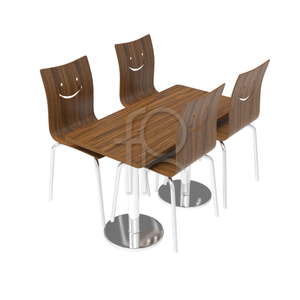 FH-CAM241009 Customized Modern Luxury Dining Table And Chair Set For Restaurant Furniture - Image 8