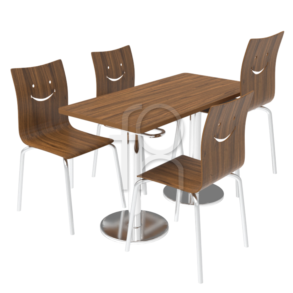 FH-CAM241009 Customized Modern Luxury Dining Table And Chair Set For Restaurant Furniture - Image 9