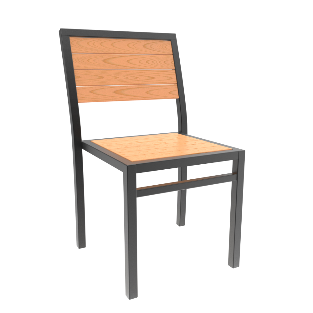 FH-CAM241101 Durable Metal Outdoor Dining Chair Set - Image 5