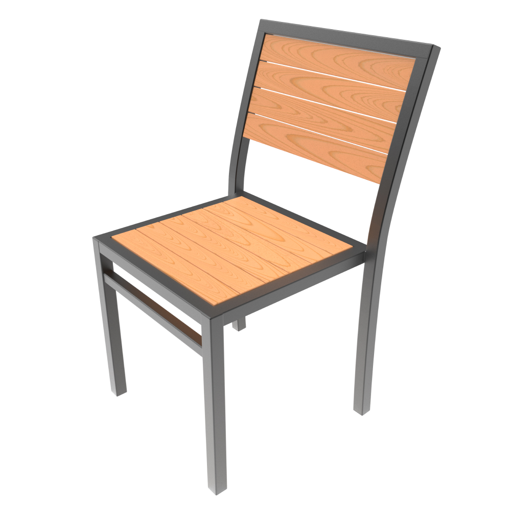 FH-CAM241101 Durable Metal Outdoor Dining Chair Set - Image 3