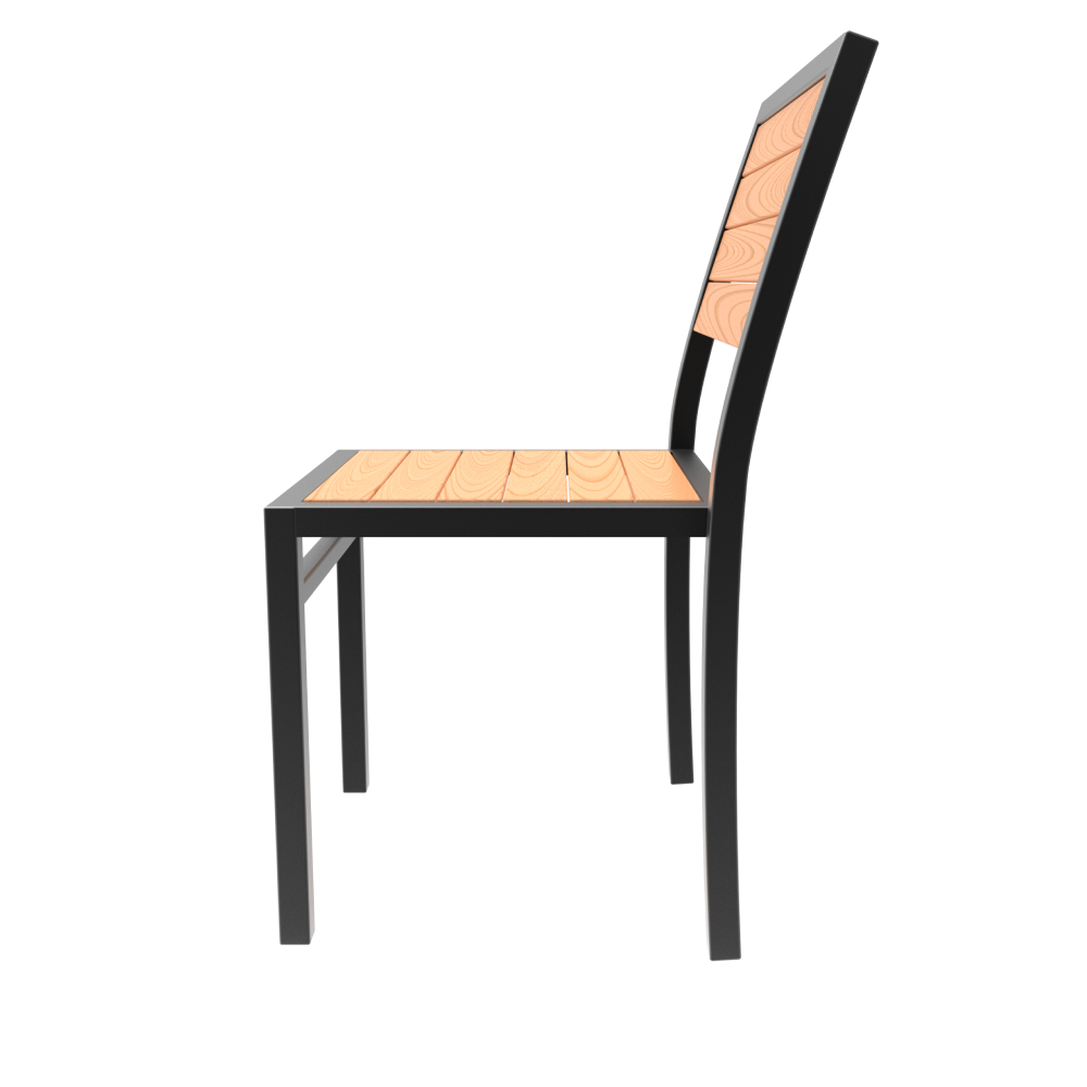 FH-CAM241101 Durable Metal Outdoor Dining Chair Set - Image 2