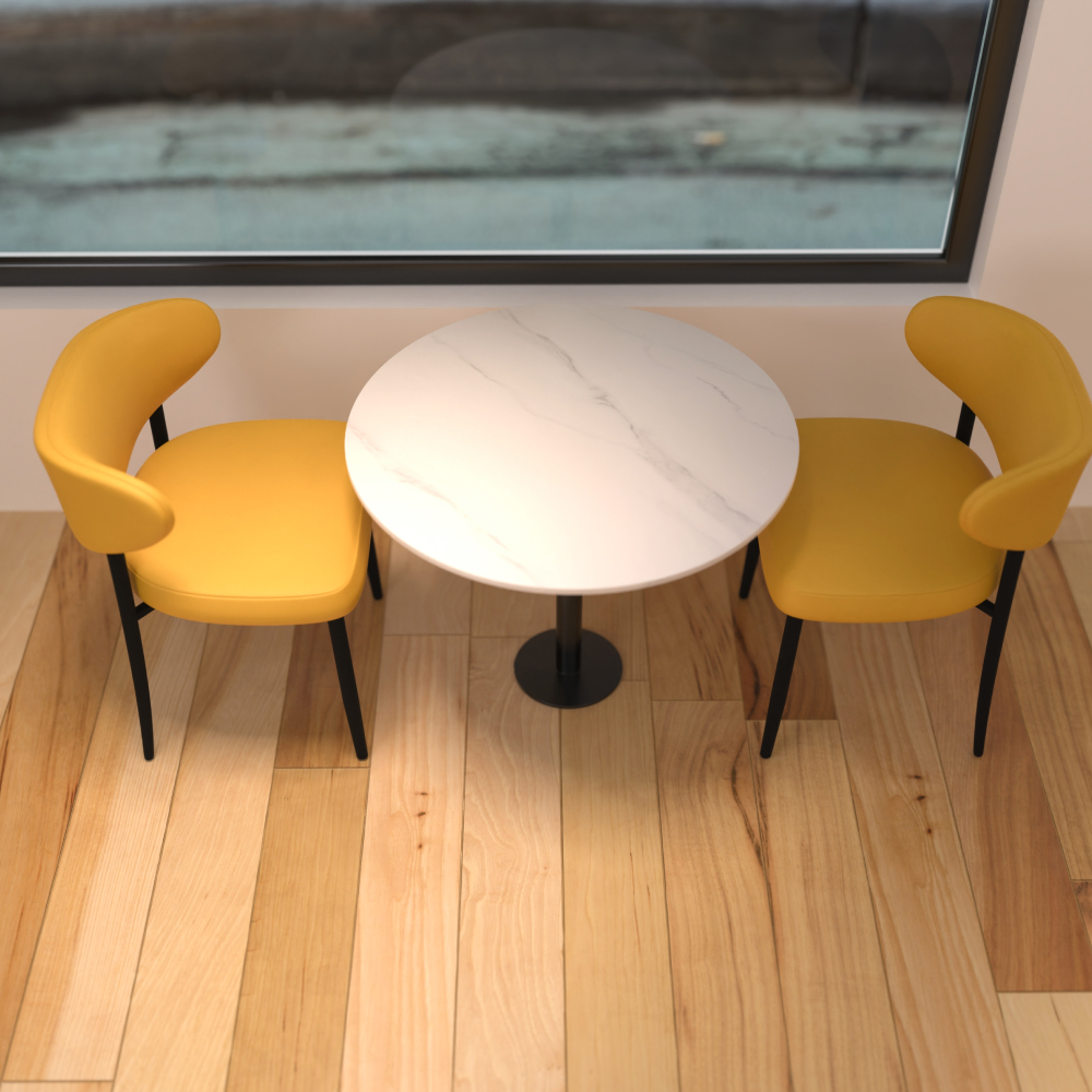 FH-CAM241104 Stylish Metal Leather Chair, Suitable for Any Location - Image 7