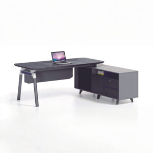 FH-ED-ODL09 Modern Minimalist Executive Desk with Modesty Panel and Computer Table