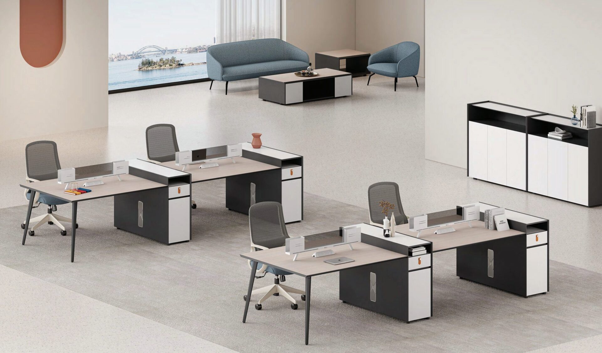 modern workstation