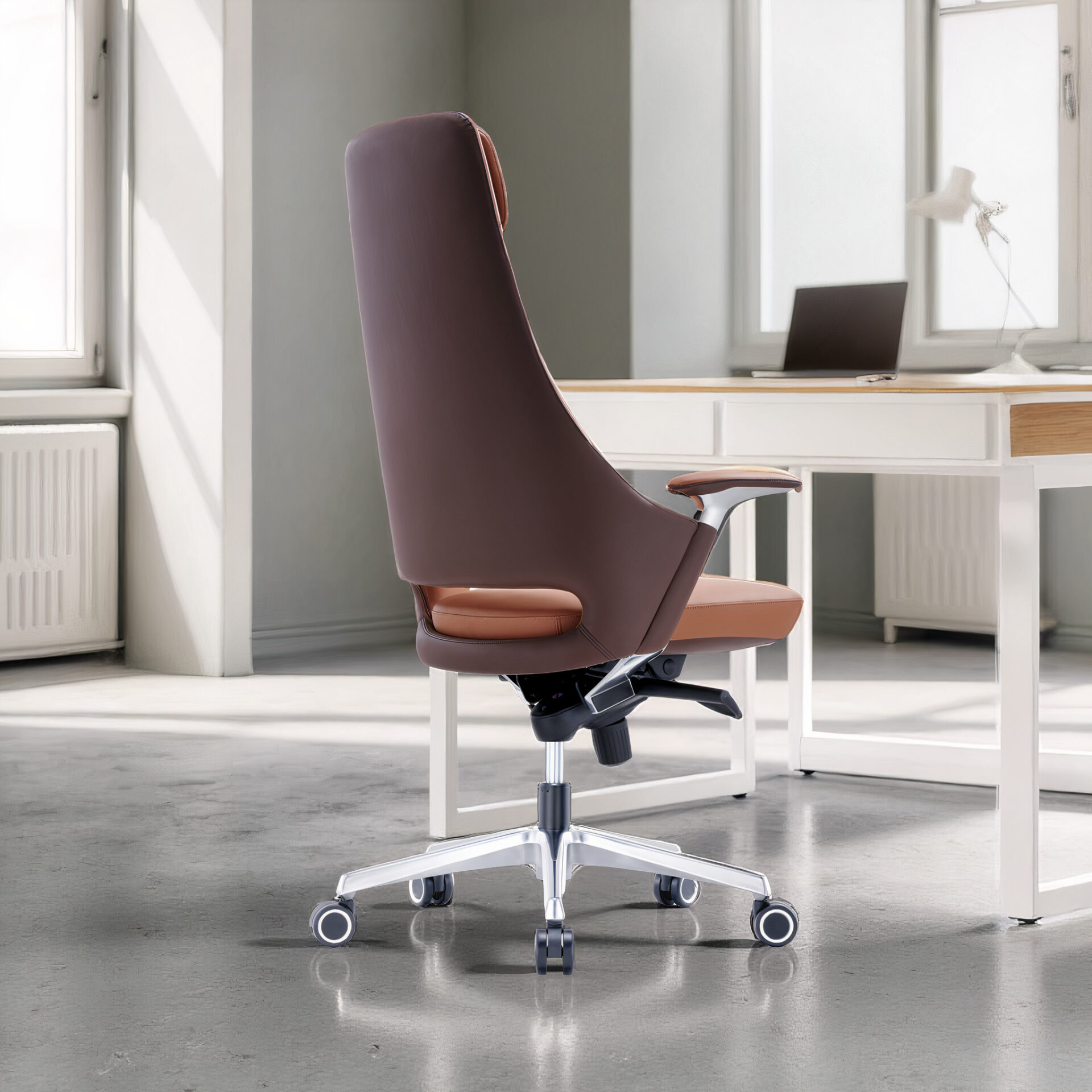 Elite Comfort Work Chair – Responsive Memory Foam Cushion, Multi-Tilt Mechanism & Anti-Scratch Floor Casters - Image 3