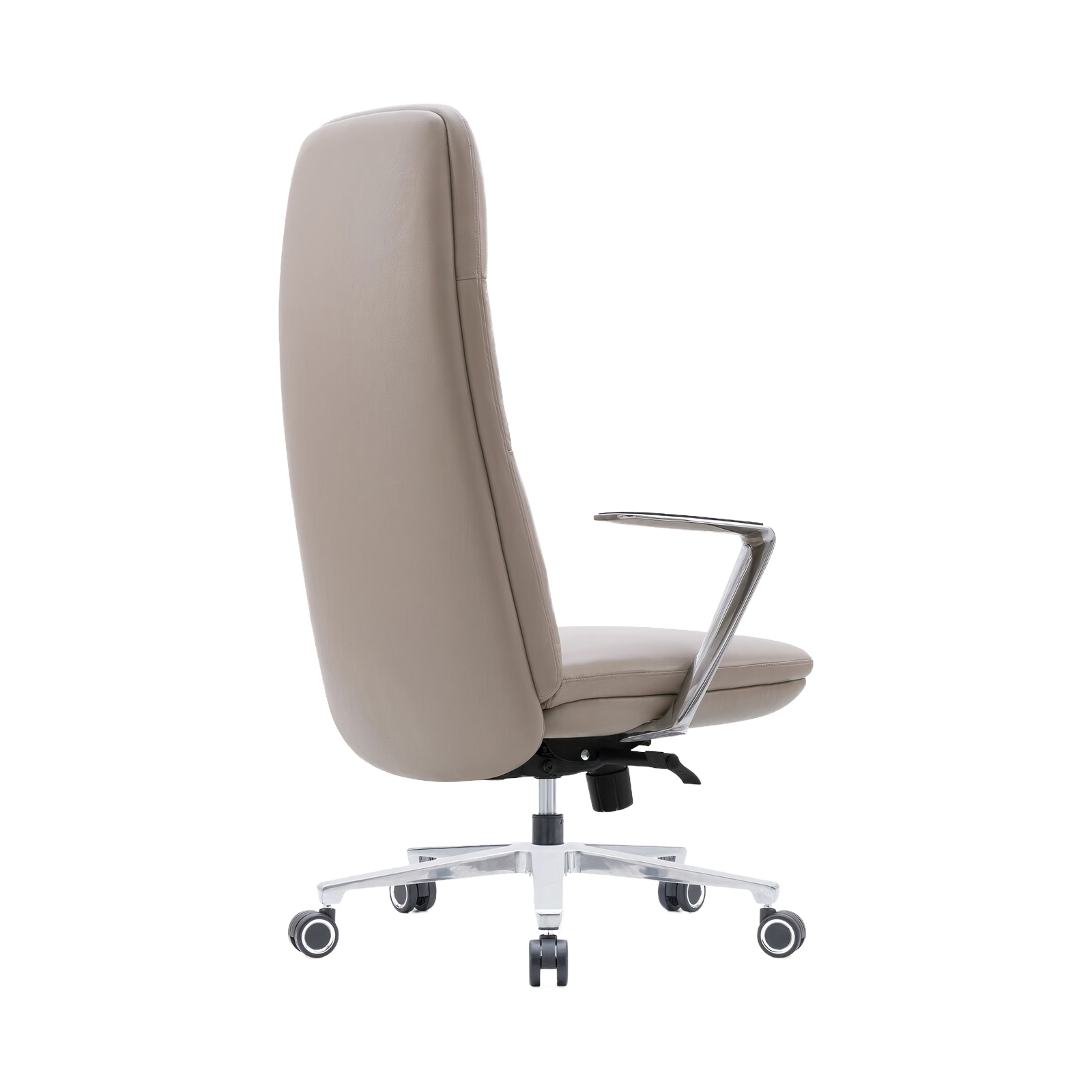 Luxury Executive Leather Office Chair - Premium Metal Frame, Padded Armrests & Ergonomic High-Back Design - Image 5