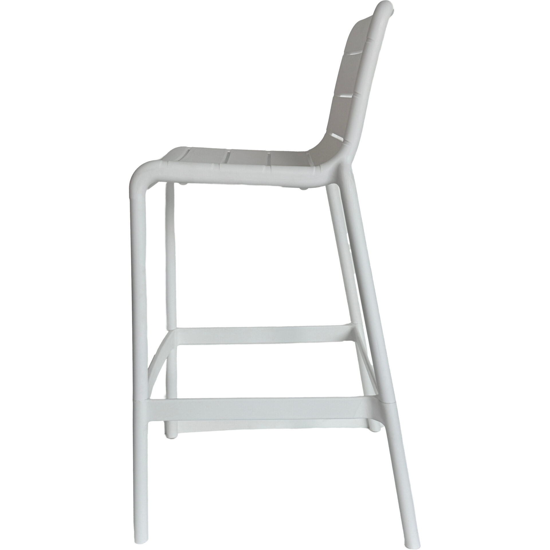 Slatted Commercial-Grade Outdoor Barstools - Image 3