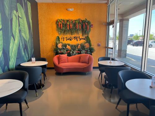 Seoul Bites event couple couch